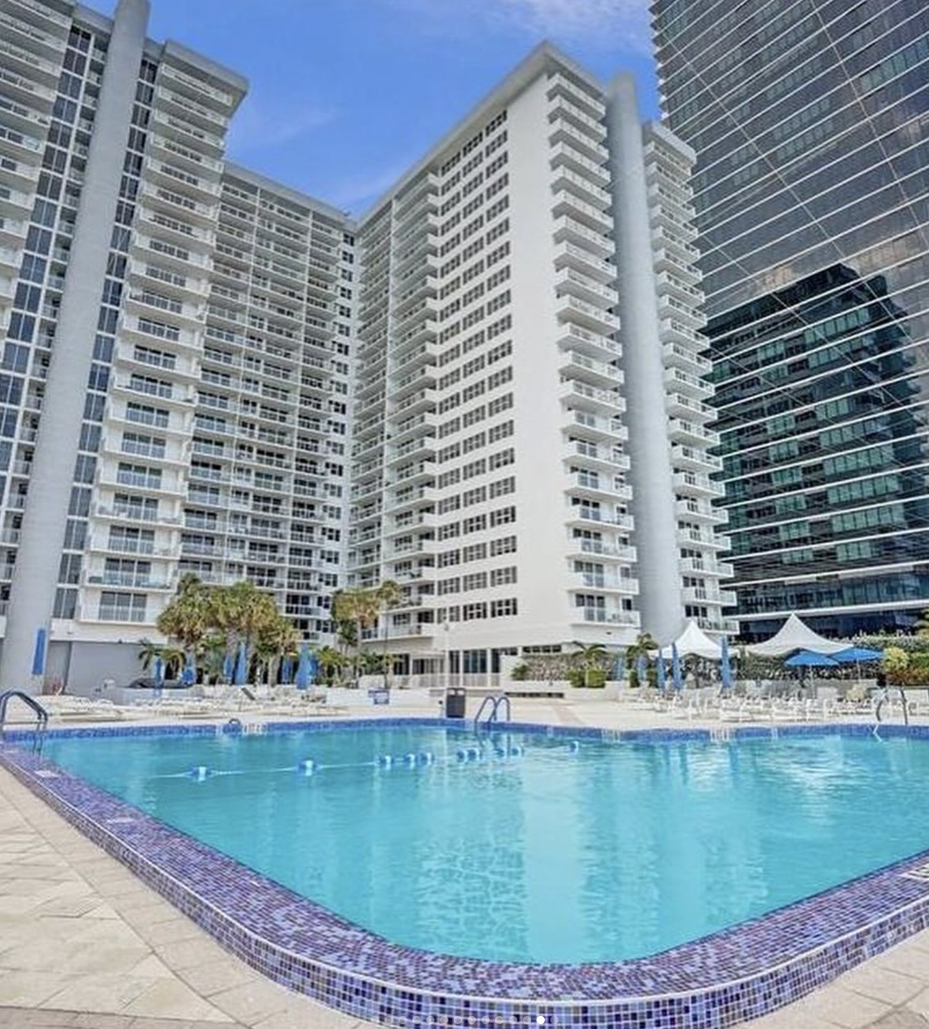 Resort pool deck
